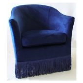 nicoletta armchair with fringes
