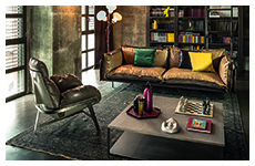 autoreverse sofa-jupiter armchair-isola side table-blob lamp